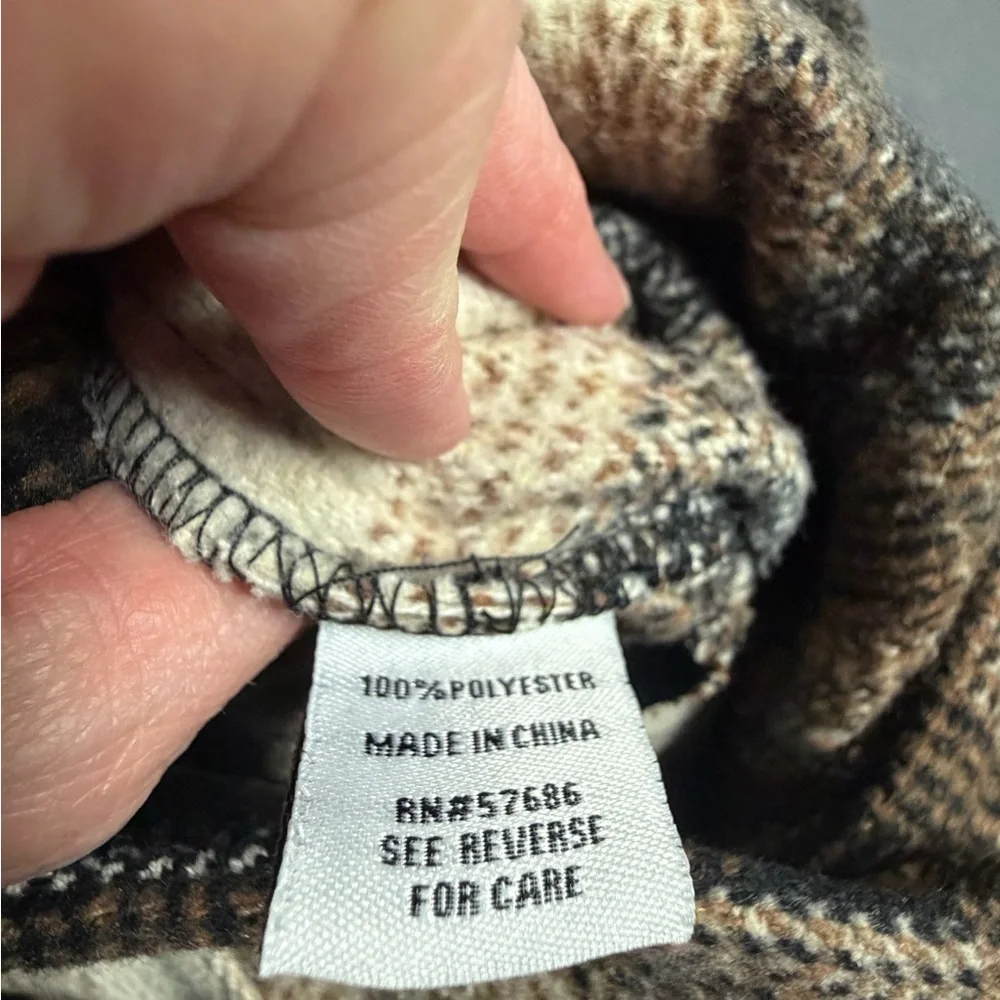 Miss Selfie Plaid Shacket / Jacket - Brown and Cream